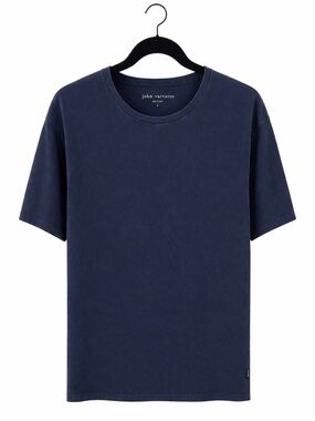 Men's Washed Navy Short-Sleeve T-Shirt John Varvatos